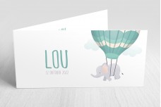 Luchtballon met olifantje